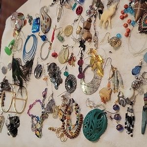 A lot earrings